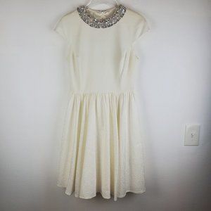 Badgley Mischka collection dress jewelled cream wedding 6 luxury balletcore